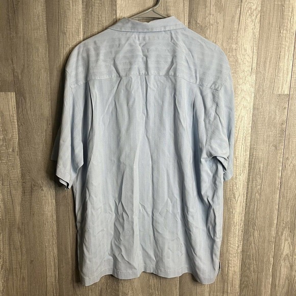 Tommy Bahama Men's Size Large Silk‎ Short Sleeve Shirt Beach Button Up Lot Of 2 - Picture 4 of 12